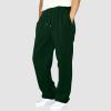 Cargo Sweatpants for Men Trendy Stretch Elastic Waist Jogger Pants Heavyweight Fleece Pants Cozy Baggy Sports Trousers B- Green view 3