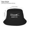 AIZBEGDLU Summer Beach Sun Hat The Anatomy of A Pew Mens Womens Bucket Hat Black view 4
