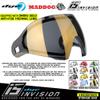 Maddog Dye i5 Thermal Dual-Pane Anti-Fog Lens Paintball Airsoft Mask Goggle System Combo with Microfiber Storage Bag | High Performance Safety Certified Protection - White/Gold view 3