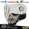 Maddog Dye i5 Thermal Dual-Pane Anti-Fog Lens Paintball Airsoft Mask Goggle System Combo with Microfiber Storage Bag | High Performance Safety Certified Protection - White/Gold view 4