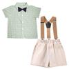 Rumyve Baby Boys Summer Gentleman Two Piece, Toddler Boys Wedding Dress Set for Graduation, Wedding view 1