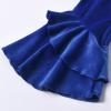 Toddler Baby Girl Fashion Bell Bottom Solid Stretchy Ruffle Leggings Infant Flare Pant Wide Leg (Blue, 18-24 Months) view 3