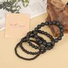 AD Beads Handmade Gemstone Stretch Elastic Bracelet Crystal Healing Reiki Nature's Beauty and Spiritual Essence Unisex (6mm, Black Lava (Warmth Generator)) view 4