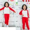 Baby Girls Boy's Pants Toddler Cotton Pull on Jogger Kids Solid Elastic Waist Sweatpants Baggy Sport (Red, 18-24 Months) view 2