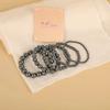 AD Beads Handmade Gemstone Stretch Elastic Bracelet Crystal Healing Reiki Nature's Beauty and Spiritual Essence Unisex (8mm, Hematite (Healing and Health)) view 4