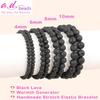 AD Beads Handmade Gemstone Stretch Elastic Bracelet Crystal Healing Reiki Nature's Beauty and Spiritual Essence Unisex (8mm, Black Lava (Warmth Generator)) view 2
