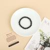 AD Beads Handmade Gemstone Stretch Elastic Bracelet Crystal Healing Reiki Nature's Beauty and Spiritual Essence Unisex (8mm, Black Lava (Warmth Generator)) view 3
