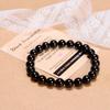 AD Beads Handmade Gemstone Stretch Elastic Bracelet Crystal Healing Reiki Nature's Beauty and Spiritual Essence Unisex (10mm, Black Tourmaline (Best Protection)) view 3