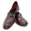 Akdam Mens Indoor Leather Slippers Bordeaux Traditional Babouche House Shoes Barefoot Moccasin (Size 11) view 2