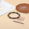 AD Beads Handmade Gemstone Stretch Elastic Bracelet Crystal Healing Reiki Nature's Beauty and Spiritual Essence Unisex (8mm, Triple Protection (Strong Protect)) view 4