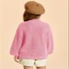 rrhss Girls Mock Neck Loose Knit Sweaters Kids Long Sleeve Slouchy Warm Cute Fashion Pullover Tops 5-14 Years Pink view 4