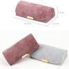 Upscale Jewelry Box Arched Small Jewelry Case Beaded Velvet Jewelry Box Organizer Velvet Jewelry For Women Fashion Durability(4) view 3