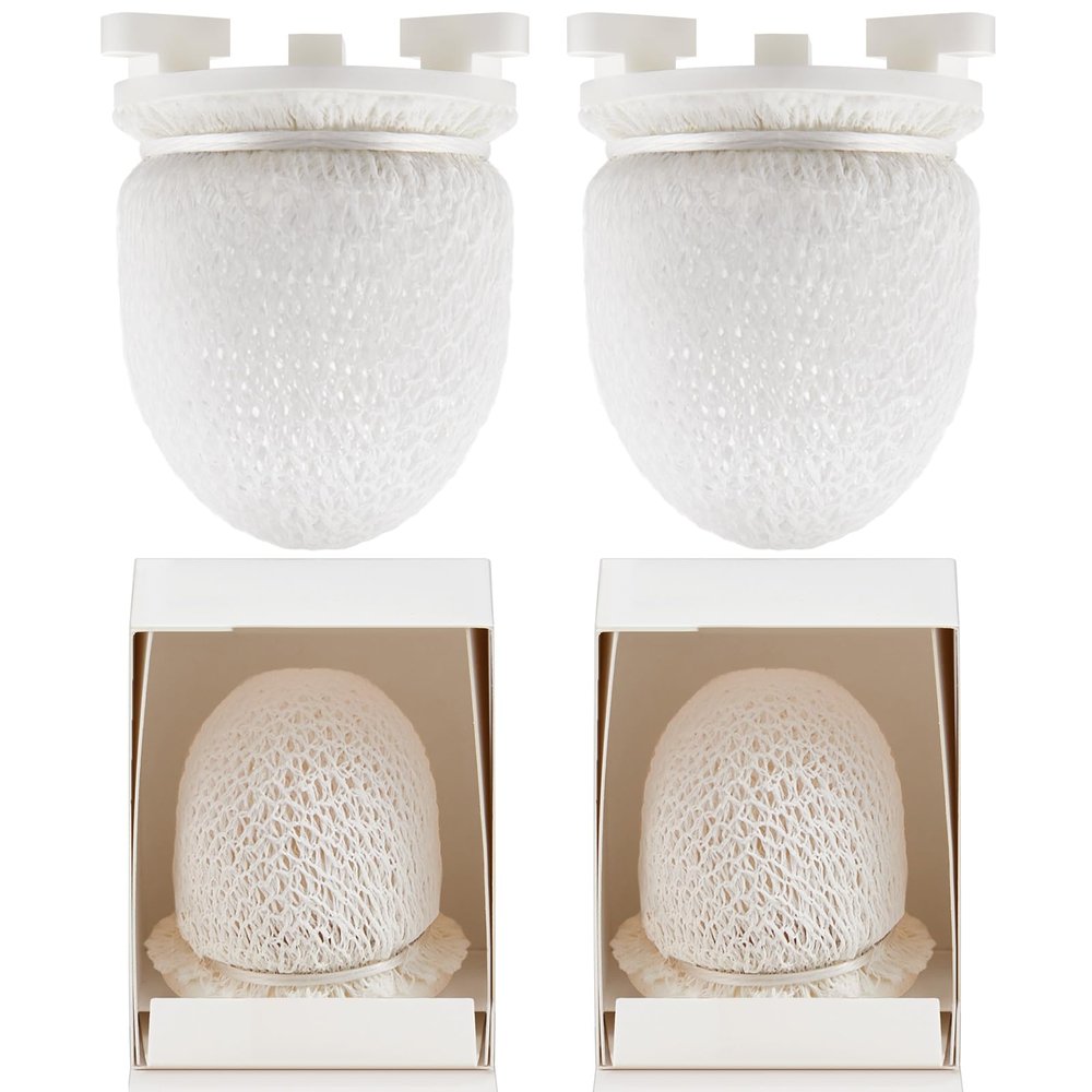 Sunnychicc 4 Pack Gas Mantles for Outdoor Gas Lamps Preformed Gaslight Mantles for Lamp Post, White