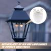 Sunnychicc 4 Pack Gas Mantles for Outdoor Gas Lamps Preformed Gaslight Mantles for Lamp Post, White view 3