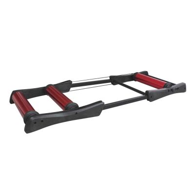 bike stand for indoor riding Steel Bicycle Exercise Magnetic Stand With Noise Reduction Wheel For Road Bike Foldable Indoor Cycling Roller Trainer 4 Color Options For All-Season Training(Red)