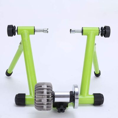 CFDZCP Bike Stand for Indoor Riding Steel Bicycle Exercise Stand with Noise Reduction Wheel for Road Bike Liquid Resistance Riding Platform Bicycle Road Bike Mountain Bike Training Platform