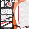 Gemscream Basketball Rebounder Basketball Return System Defensive Net 6.4 x 10 ft Sports Defender Net Catcher Guard and Backstop with 6 Refillable Sandbags for Shooting Return Outdoor Backyard view 3