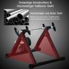 CFDZCP Bike Stand for Indoor Riding Foldable Exercise Bike Trainer Stand, Premium Steel Bike Bicycle Indoor Exercise Bike Stationary Workout Trainer StandFits for 26in-28in Wheels(Yellow) view 3