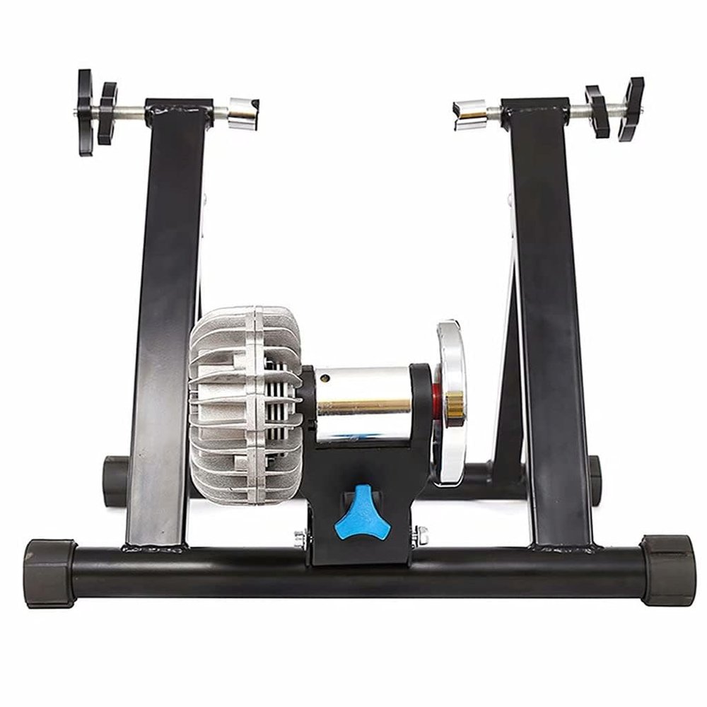 CFDZCP Bike Stand for Indoor Riding Magnetic Bike Trainer Stand Premium SteelFoldable Hydraulic Resistance Bicycle Riding TrainerIndoor Mountain Road Bike Cycling Turbo Trainer