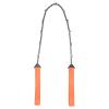 24 Inch Outdoor Pocket Chainsaw Survival Zipper Saw Hand Saw Chain Tool for Wood Cutting Orange