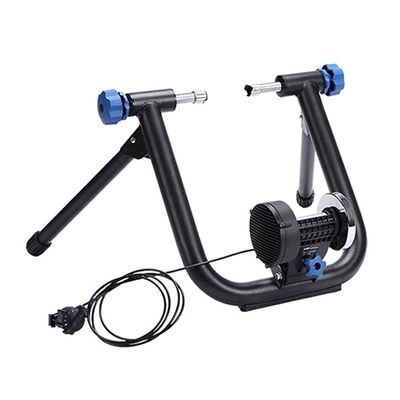 CFDZCP Bike Stand for Indoor Riding Stationary Bike Trainer StandMagnetic Bicycle Trainer Roller with 6 Resistance Settings  Steel Bicycle Exercise Magnetic Stand for Indoor Bike Training Exercise