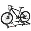 bike stand for indoor riding Bicycle Training Stand Platform, Indoor Foldable Aluminum Alloy Silent Turbo Trainer, Mountain Road Bike Cycling Roller Trainer Stand, For 26-29" & 700C Wheels(Black) view 1