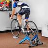 CFDZCP Bike Stand for Indoor Riding Foldable Bike Trainer Stand with 8 Level Magnetic Resistance,Indoor Bicycle Turbo Trainer Roller, Magnetic Bike Trainer Stand for Mountain and Road Bikes view 2