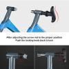 CFDZCP Bike Stand for Indoor Riding Foldable Bike Trainer Stand with 8 Level Magnetic Resistance,Indoor Bicycle Turbo Trainer Roller, Magnetic Bike Trainer Stand for Mountain and Road Bikes view 3