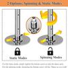 BABYCE Adjustable Height Spinning Pole Apartment Friendly Stripper Pole Full Kit, Removable Spinning Steel Pole for Dancing, Party Pole Dance Pole Adjustable Height(2.95m-3.075m(9.7ft-10ft)) view 3