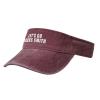 Let's Go Jacks Smith Sun Visor Hats Adjustable Cap for Women Men Red view 2