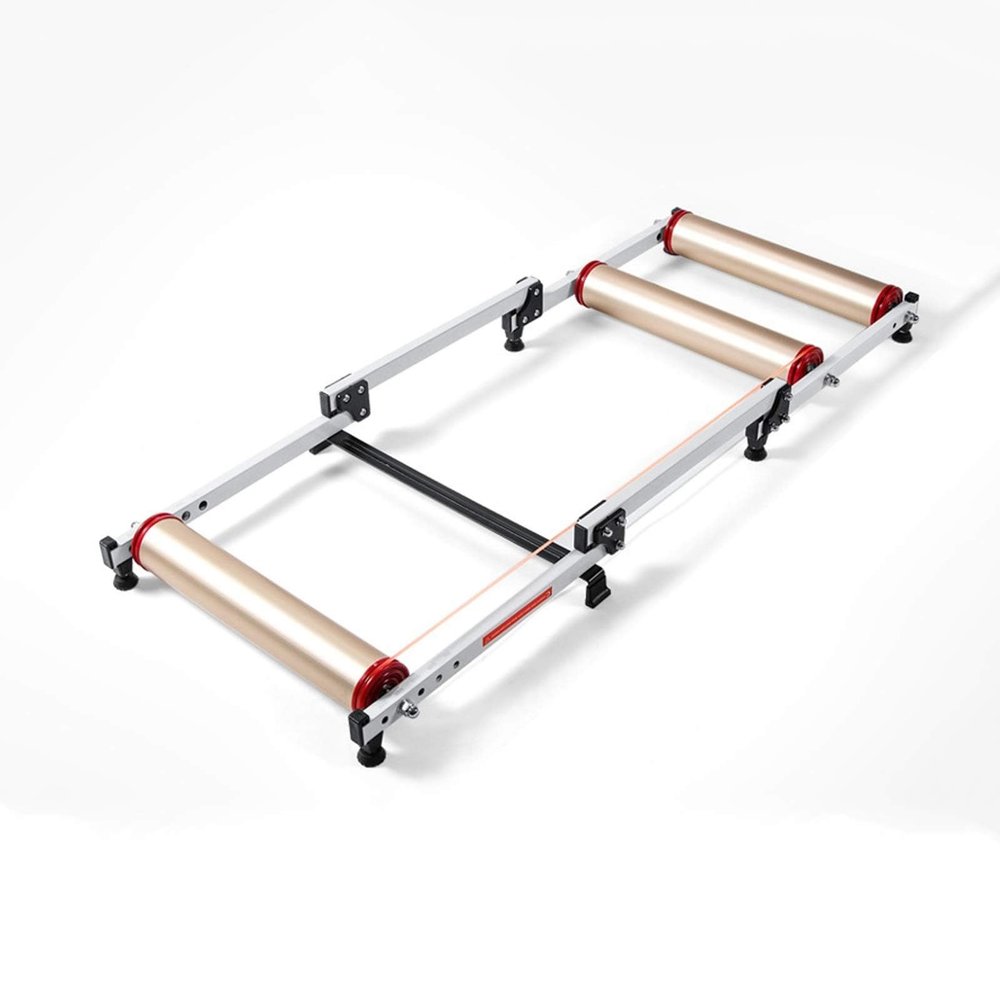 CFDZCP Bike Stand for Indoor Riding Indoor Bike Trainer Stand,Bike Rollers Foldable Indoor Cycling Platform,Cycling Racks & Stands,for 16-27Inch Bike for Exercise, Training, Home Workout
