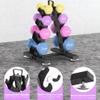 TomCare 4 Tier Dumbbell Rack Stand Only, Weight Rack for Dumbbell Set (5-15 LB) Home Gym Storage Rack for Weights Metal A-Frame Strength Training Dumbbell Racks with Handle (Dumbbells not Included) view 2