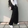 Men Cargo Wide Leg Multi Pockets Long Trousers Streetwear Baggy Solid Color Hip Hop Pants BK001 M view 3
