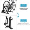 CFDZCP Bike Stand for Indoor Riding Bicycle Roller Trainer,Indoor Riding Stand Magnetic Bicycle Training Stand with 6 Level Resistance for 26-28 Inch Bikes 700C Wheel,Loading 135 Kg view 2