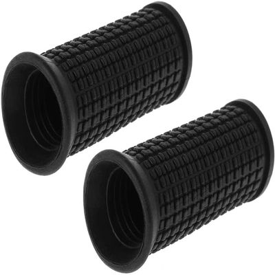 2Pcs Black Bike Handlebar Grips, Soft Non-Slip-Rubber Hand Grip, OAD Mountain Bicycle Scooter Bike Handle Cover, Handle bar Rubber End GripSingle Lock on Bicycle Handle Bar
