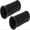 2Pcs Black Bike Handlebar Grips, Soft Non-Slip-Rubber Hand Grip, OAD Mountain Bicycle Scooter Bike Handle Cover, Handle bar Rubber End GripSingle Lock on Bicycle Handle Bar view 1