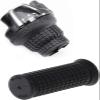 2Pcs Black Bike Handlebar Grips, Soft Non-Slip-Rubber Hand Grip, OAD Mountain Bicycle Scooter Bike Handle Cover, Handle bar Rubber End GripSingle Lock on Bicycle Handle Bar view 4