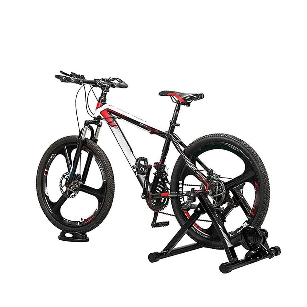 CFDZCP Bike Stand for Indoor Riding Bike Trainer Stand, Magnetic Bicycle Stationary Stand for Indoor Aerobic Exerciese, Compatible with Mountain Bike and Road Bike 26-28
