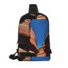 Colorado Landscape Adjustable Strap Large Capacity Double Layer Crossbody Chest Bag 7.7x2.4x11.8in For Camping Travel Daily Leisure Activities view 2