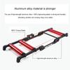 CFDZCP Bike Stand for Indoor Riding Aluminium Alloy Roller Bicycle TrainerFoldable Indoor Cycling Bicycle Roller TrainerFits for 24in-29in, 700C WheelsIndoor Silent Cycling Platform(Red) view 3