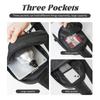 Cut Paper With Colourful Sunflowers Adjustable Strap Large Capacity Double Layer Crossbody Chest Bag 7.7x2.4x11.8in For Camping Travel Daily Leisure Activities view 4