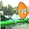 Peosaard Kayak Wind Sail, 42inch Foldable Kayak Wind Paddle, Portable Kayak Downwind Sail with Clear Window for Inflatable Boat Kayak Accessory view 3