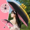 BBASILIYSD 3 in 1 Umbrella with Fan,Uv Blocking Umbrella with Fan,Portable Fan Umbrella with Uv Protection,USB Rechargeable Summer Sunshade,2600mah USB Rechargeable,for Golf Beach Patio Garden view 2