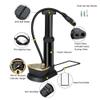 SagaSave Portable Bike Pump with Pressure Gauge Bicycle Tire Pump 160Psi 2-in-1 Valve Head with Lock for Mountain Bikes Cars Basketball Football Olive view 4