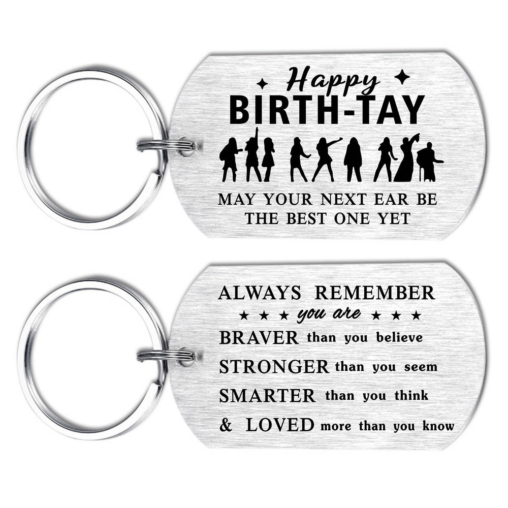 Alotozo Happy Birth-Tay Stainless Steel Engraved May Your Next Year Be the Best One Yet - Swifite Gifts, 13th, 16th, 18th, 21st Birthday Party Favors & Decorations