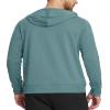 M MAELREG Mens Sweatshirts Hoodies Kangaroo Pocket Dry Fit Thin Workout Golf Men's Fashion Hoodies & Sweatshirts Aqua Heather view 3
