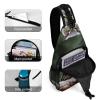 Sling Bag for Women Men Daypack Wild Owl Birds Chest Bag Crossbody Backpack for Hiking Travel view 4