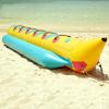 Hlixzoy Water Surfing Inflatable Banana Boat, Towable Banana Boat Tube, Sea Motorboat Surfing Tugboat, Water Park Amusement Equipment Inflatable PVC Kayak,5 People view 1