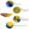 Hlixzoy Inflatable Jet Ski Towing Banana Boat, 3/10 Person Banana Boat Toy, Inflatable Banana Boat for Water Sports,4 People view 2