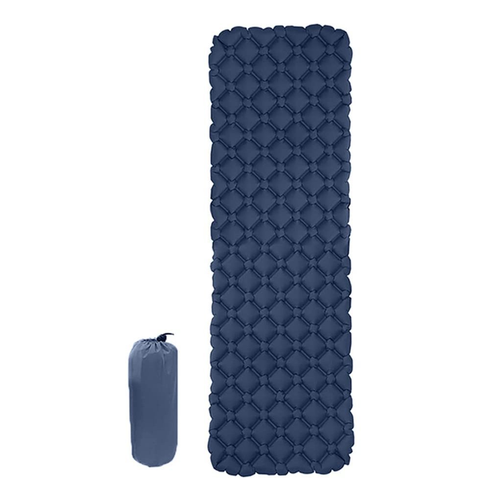 Portable Camping Mat Ultralight Inflatable Mattress TPU Proof Outdoor Tent Travel Folding Bed Sleeping Pad (Color : 04)